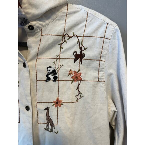 Vintage Embroidered Button Down - Picture 4 of 5
